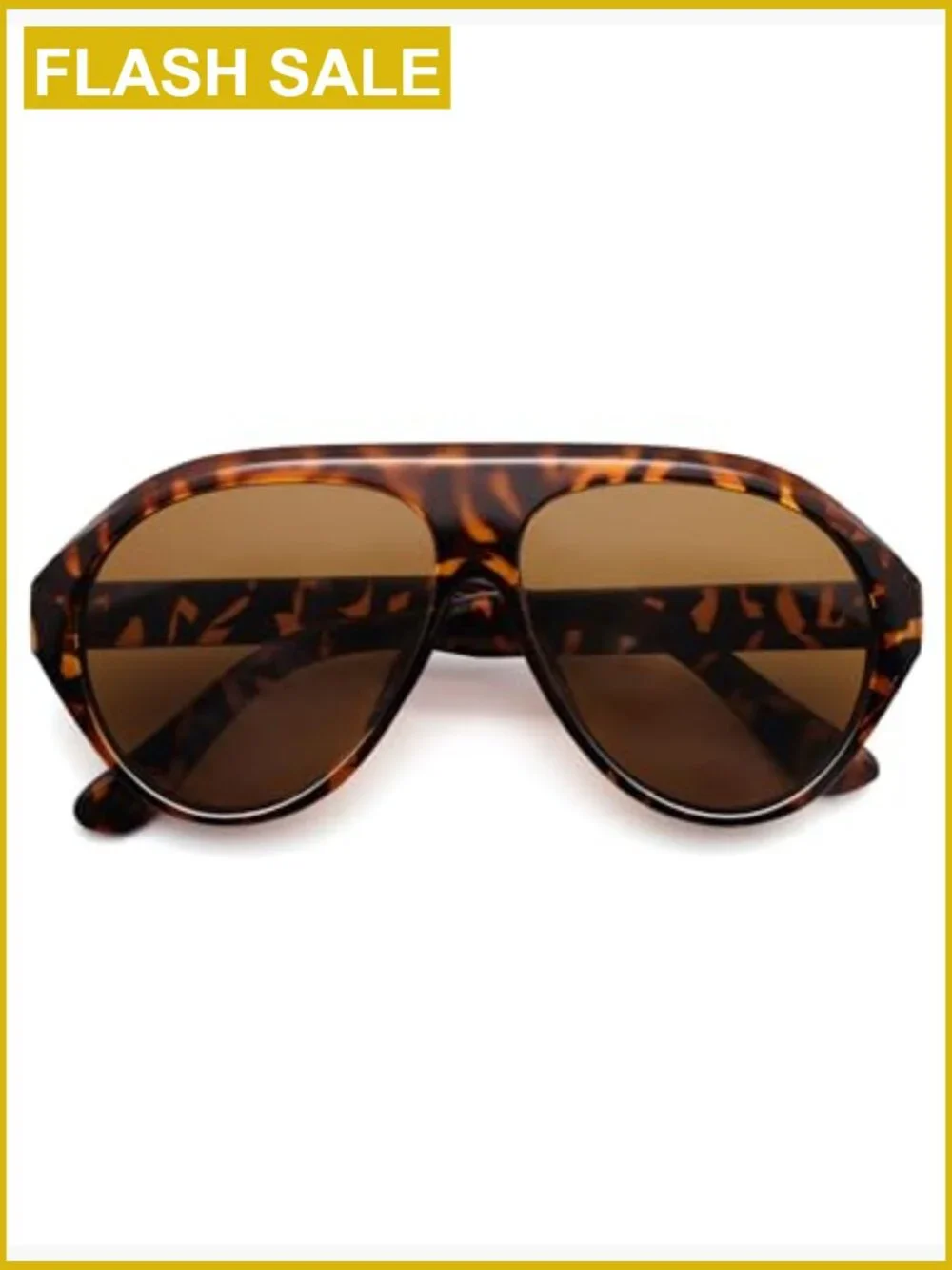 Bold Oversized Aviator Sunglasses for Women UV400 Protection